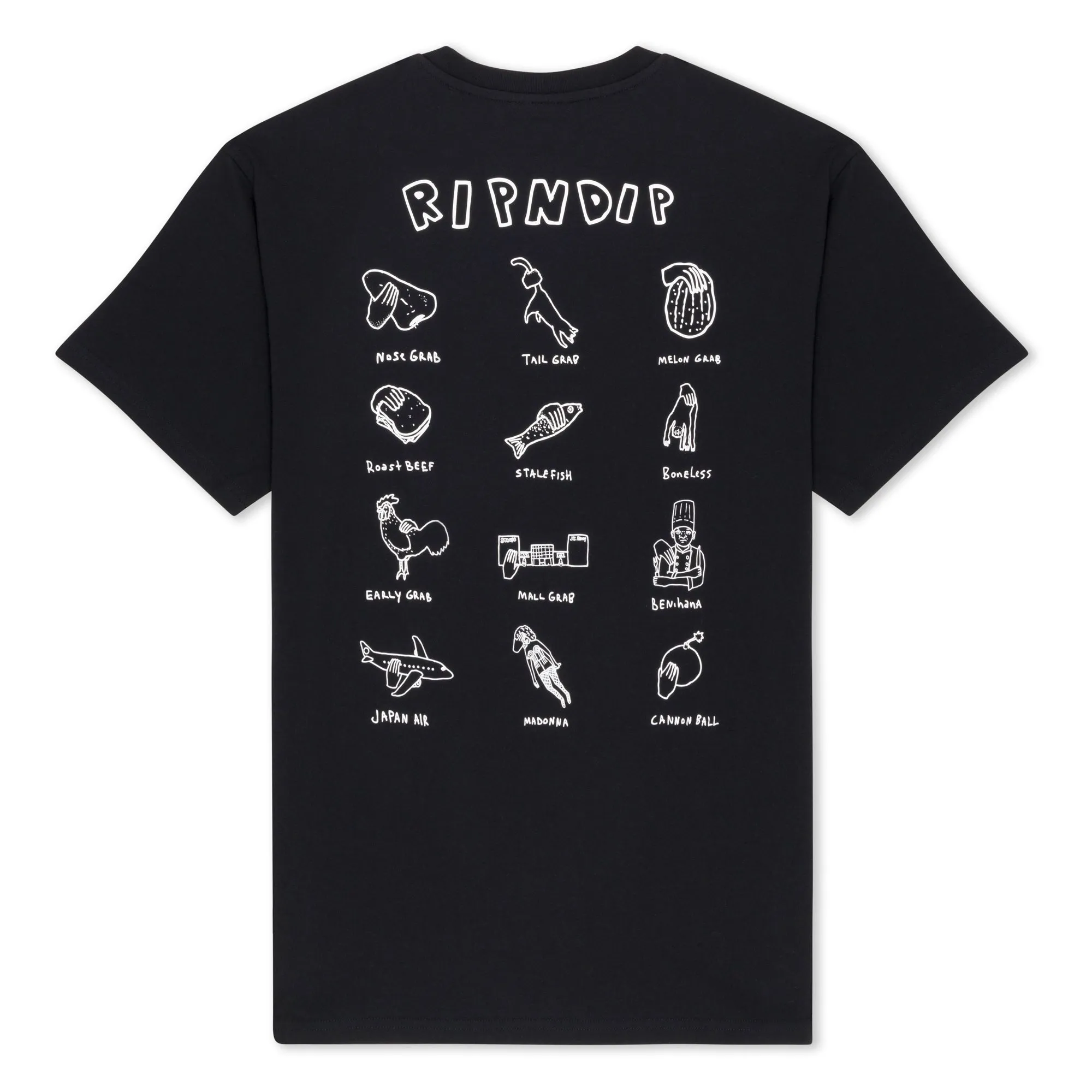 Grabs Tee (Black) sold by Ripndip