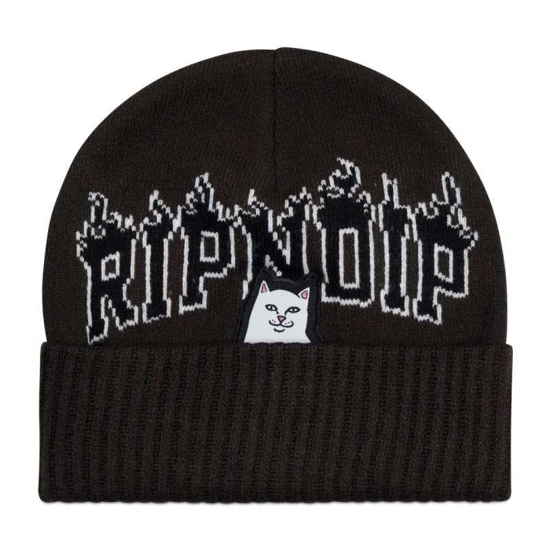 Lord Nermal Inferno Beanie (Black) made by Ripndip