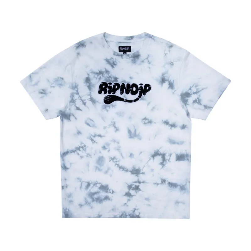 Ripntail Tee (Grey Lightning Wash) sold by Ripndip