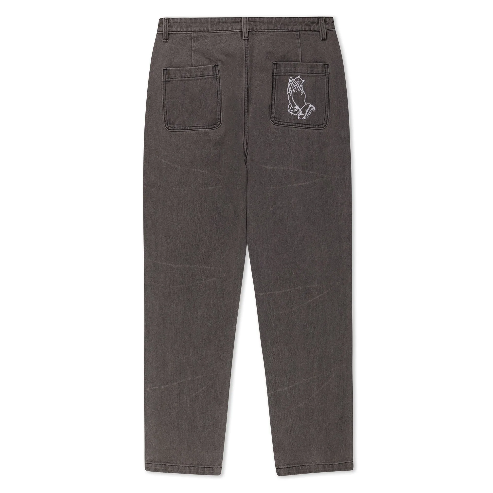 Los Feliz Denim Pants (Charcoal Stone Wash) sold by Ripndip product image thumbnail 4