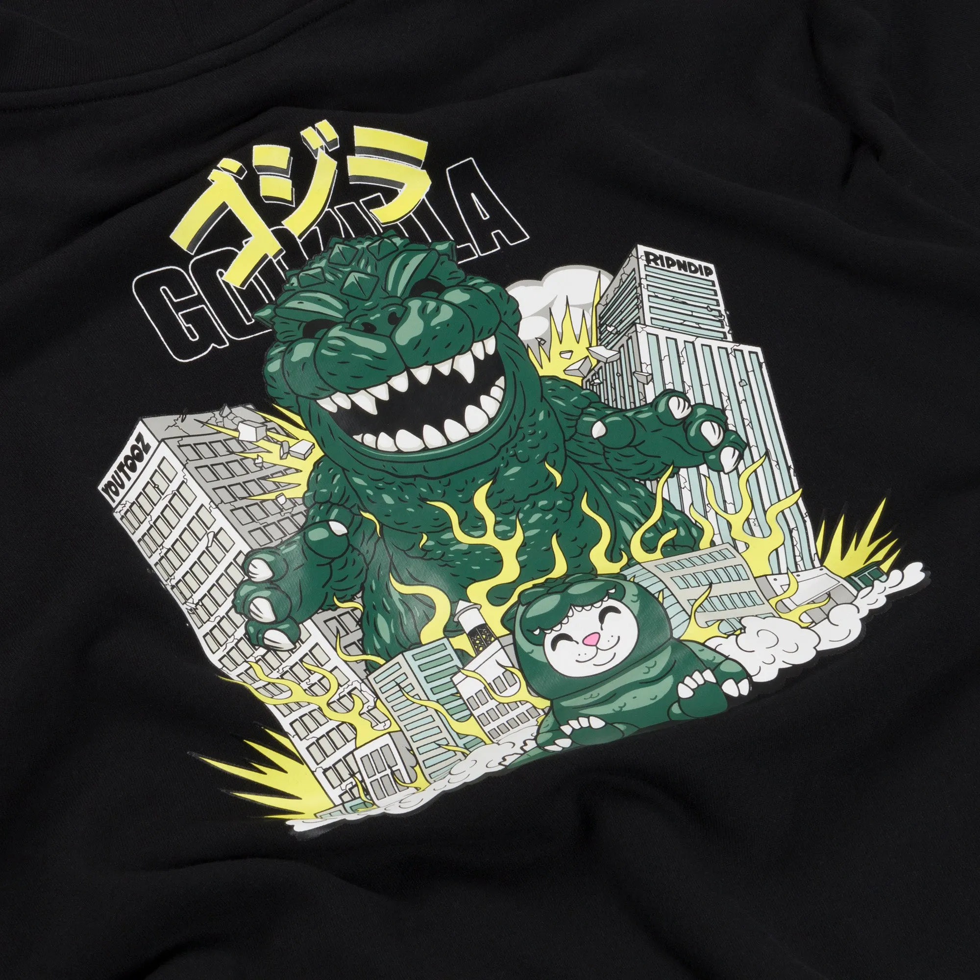 Youtooz x Godzilla Hoodie (Black) sold by Ripndip product image thumbnail 4