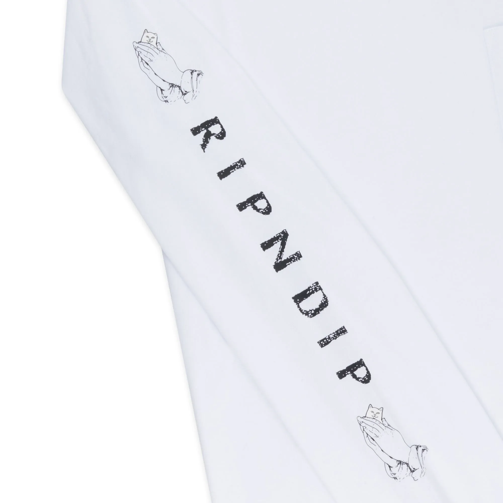 Lord Nermal L/S Pocket Tee (White) sold by Ripndip product image thumbnail 5