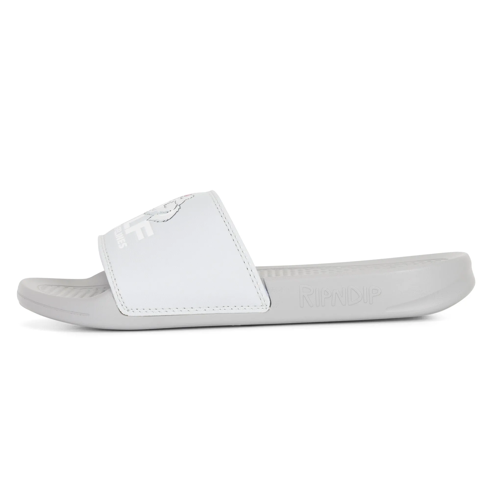 Man I Love Felines Slides (Grey) sold by Ripndip product image thumbnail 4