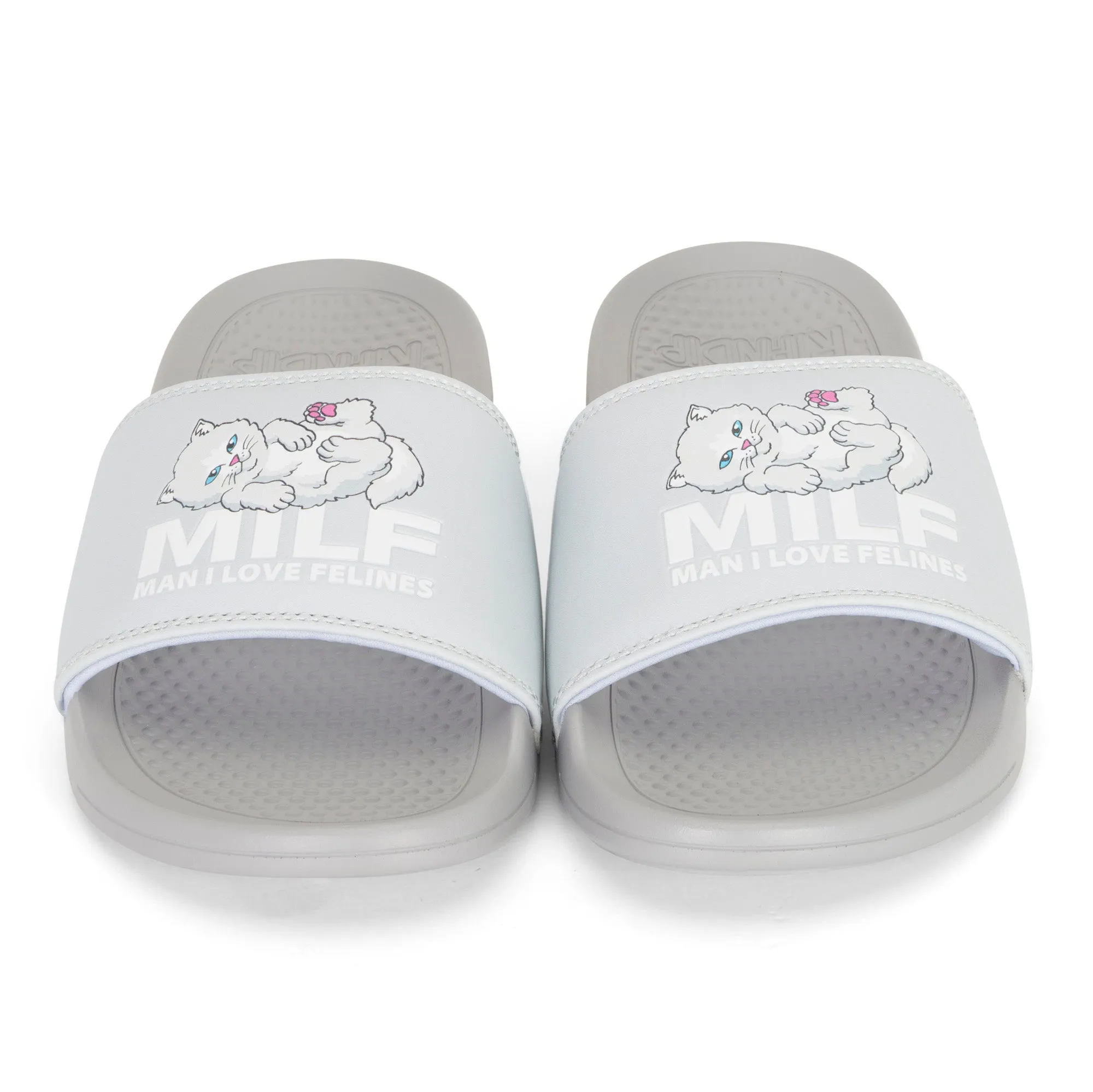 Man I Love Felines Slides (Grey) sold by Ripndip product image thumbnail 3