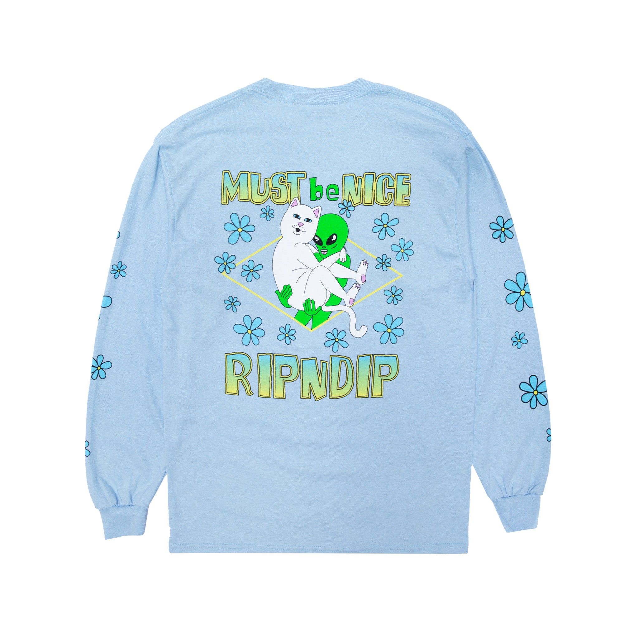 Lonely Lover Long Sleeve (Light Blue) sold by Ripndip