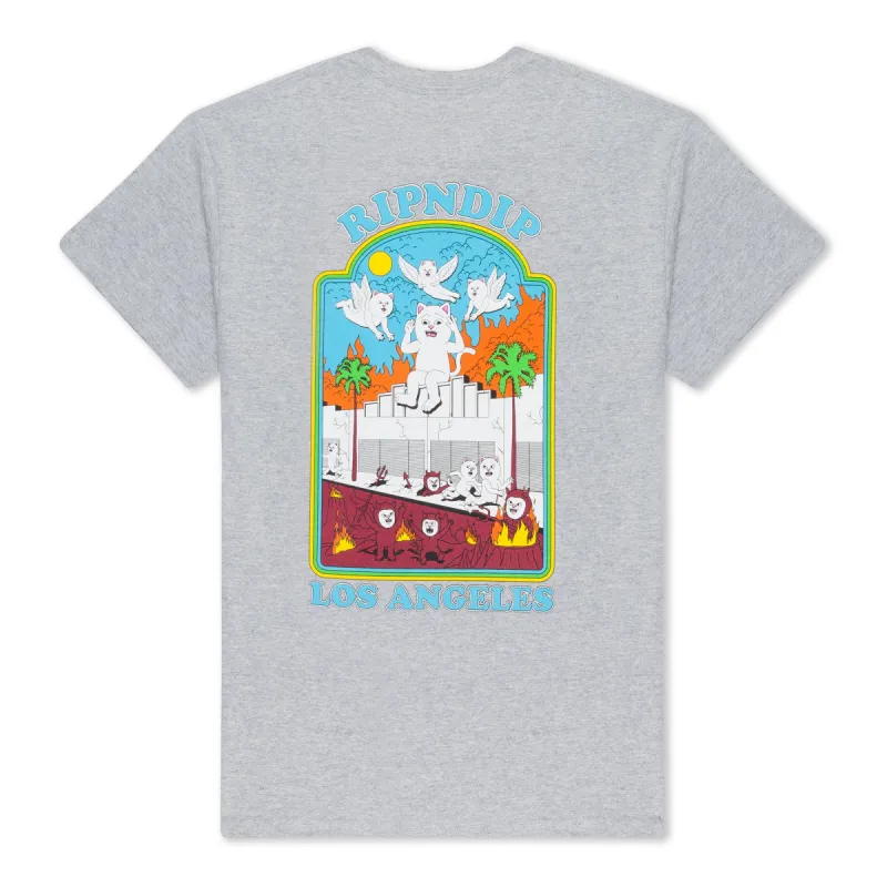 Heaven On Earth Tee (Ash Heather) sold by Ripndip