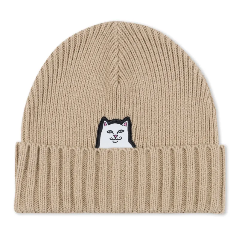 Lord Nermal Beanie (Off White) made by Ripndip