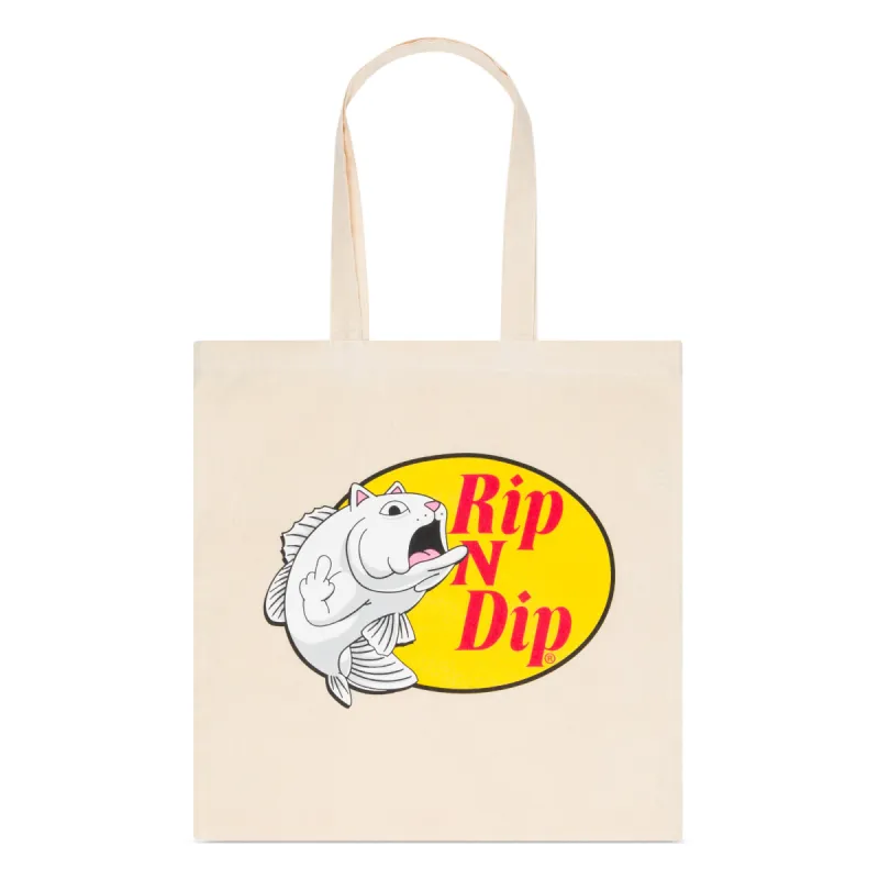 Catfish Tote Bag (Natural) sold by Ripndip