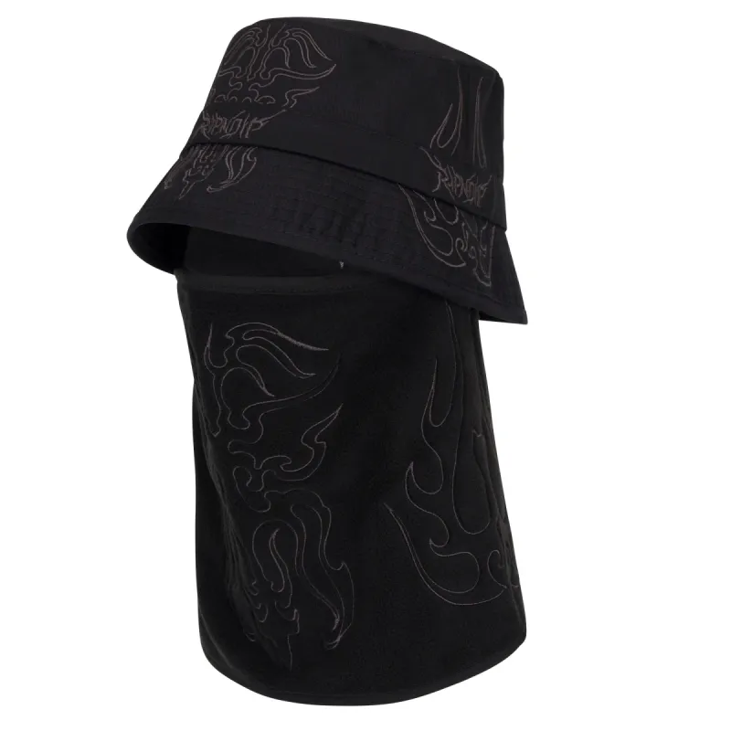 Volt Face Mask Bucket Hat (Black) sold by Ripndip