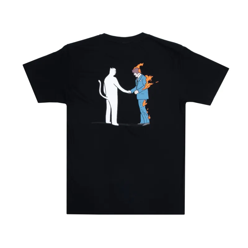 Burn Tee (Black) sold by Ripndip