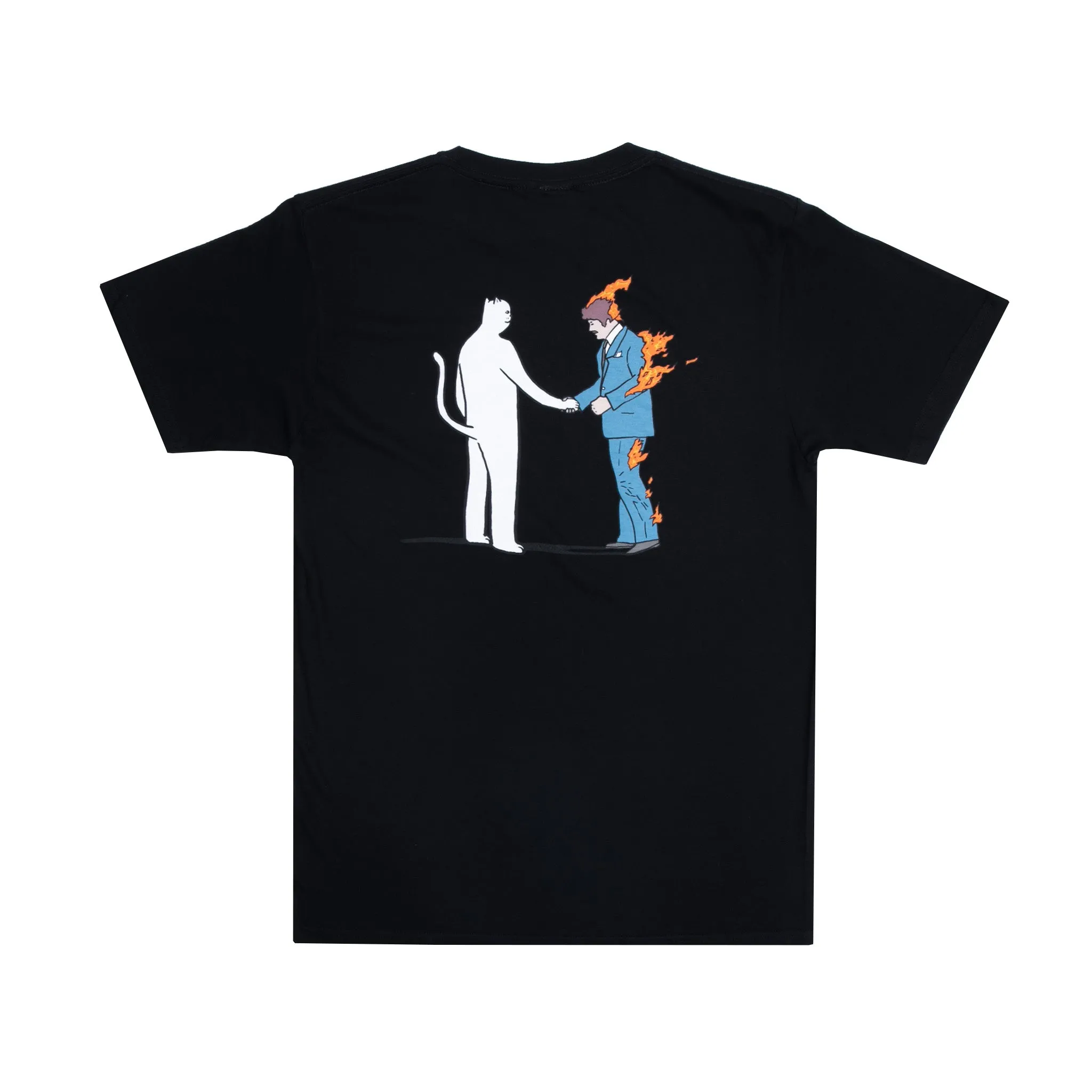 Burn Tee (Black) sold by Ripndip