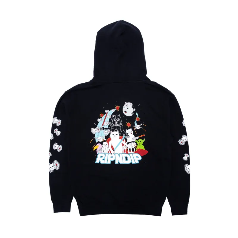 Far Far Away Hoodie (Black) made by Ripndip