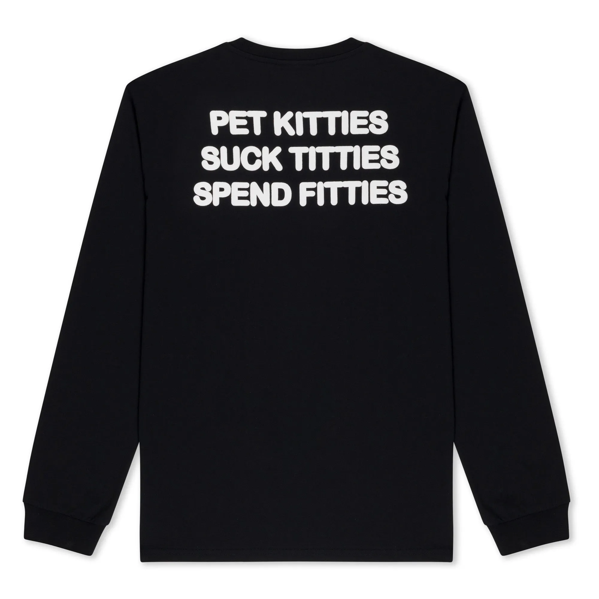 Pet Kitties Long Sleeve (Black) sold by Ripndip
