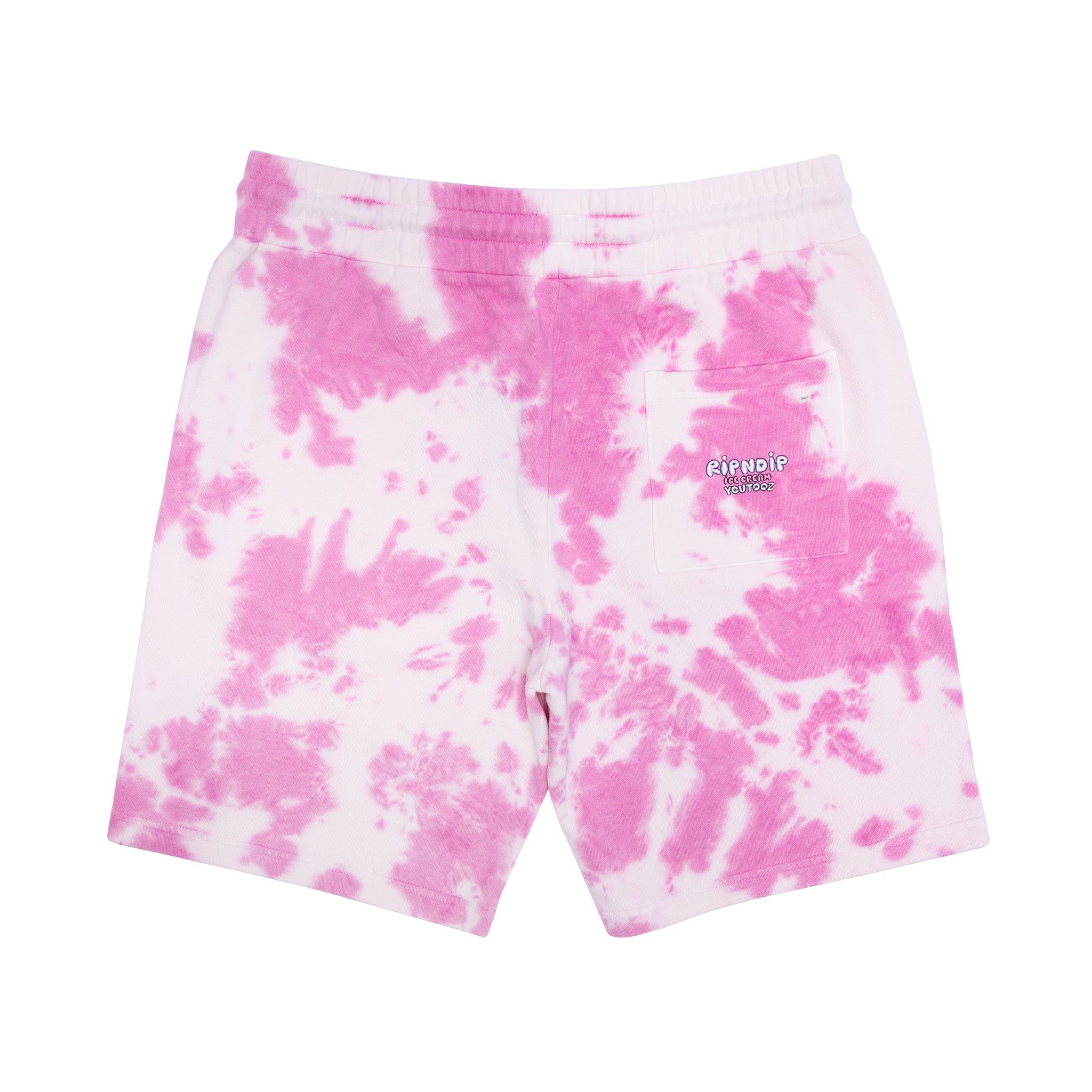 Youtooz Ice Cream Sweatshorts (Pink Tie Dye) sold by Ripndip product image thumbnail 2