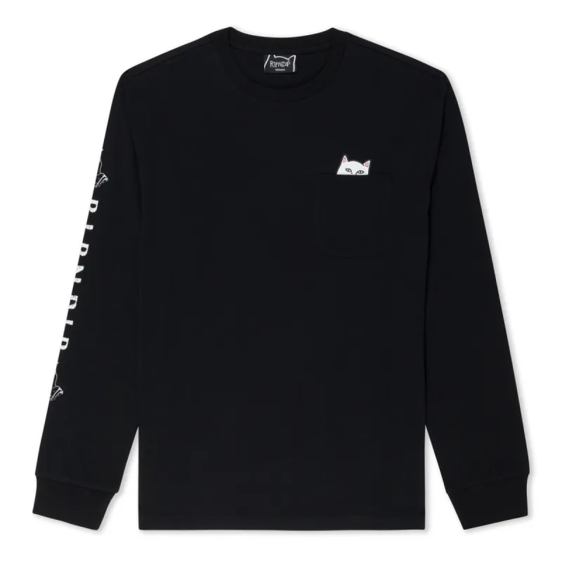 Lord Nermal L/S Pocket Tee (Black) sold by Ripndip