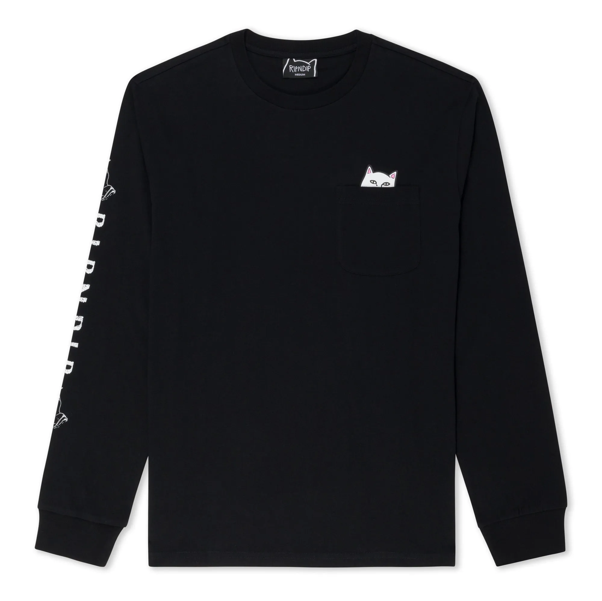 Lord Nermal L/S Pocket Tee (Black) sold by Ripndip