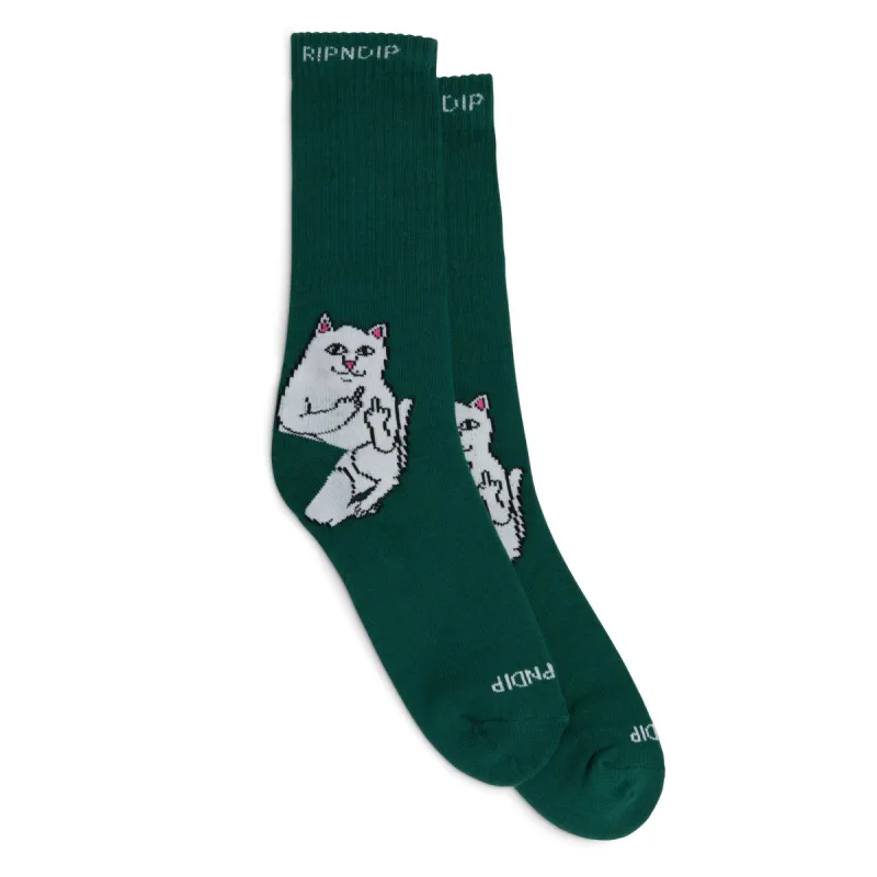 Lord Nermal Socks (Alpine Green) made by Ripndip