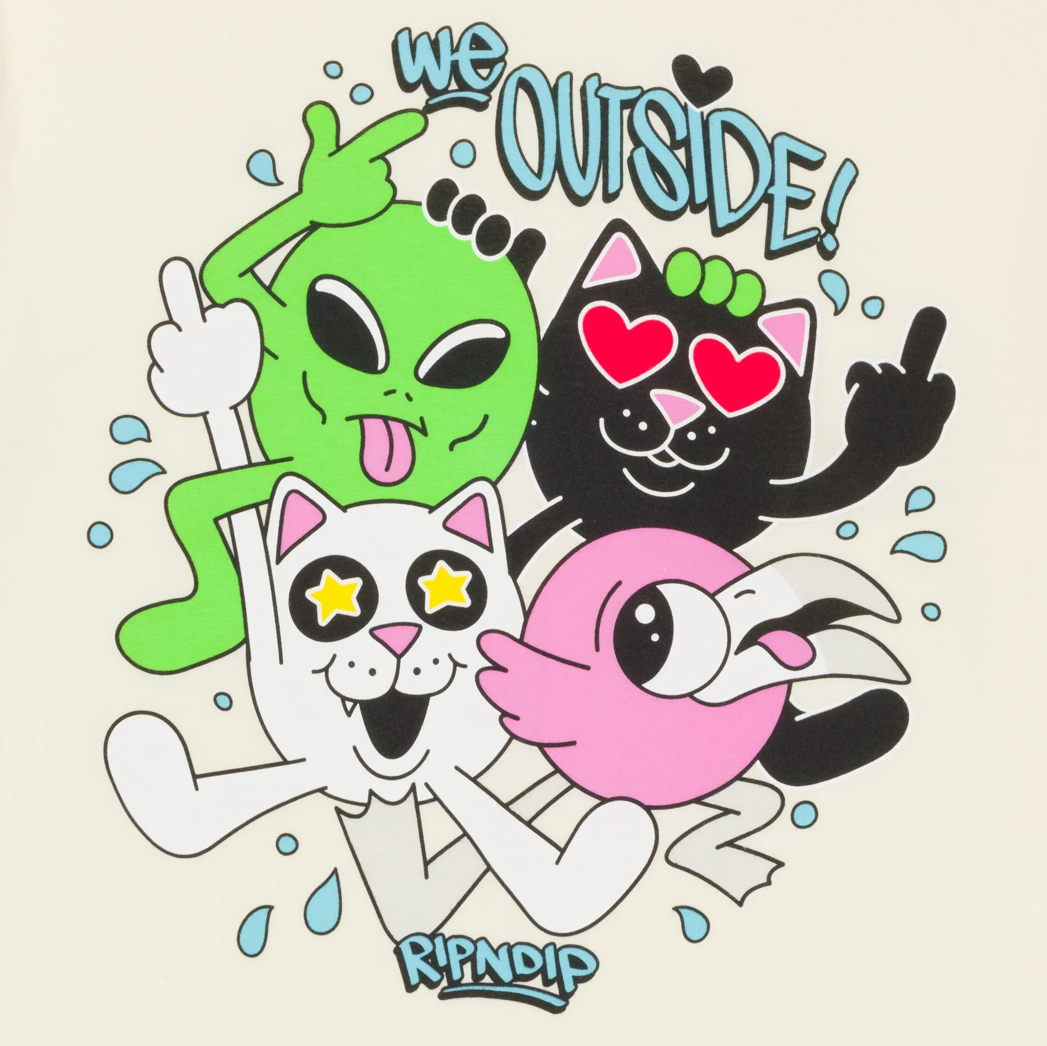 We Outside Tee (Natural) sold by Ripndip product image thumbnail 3