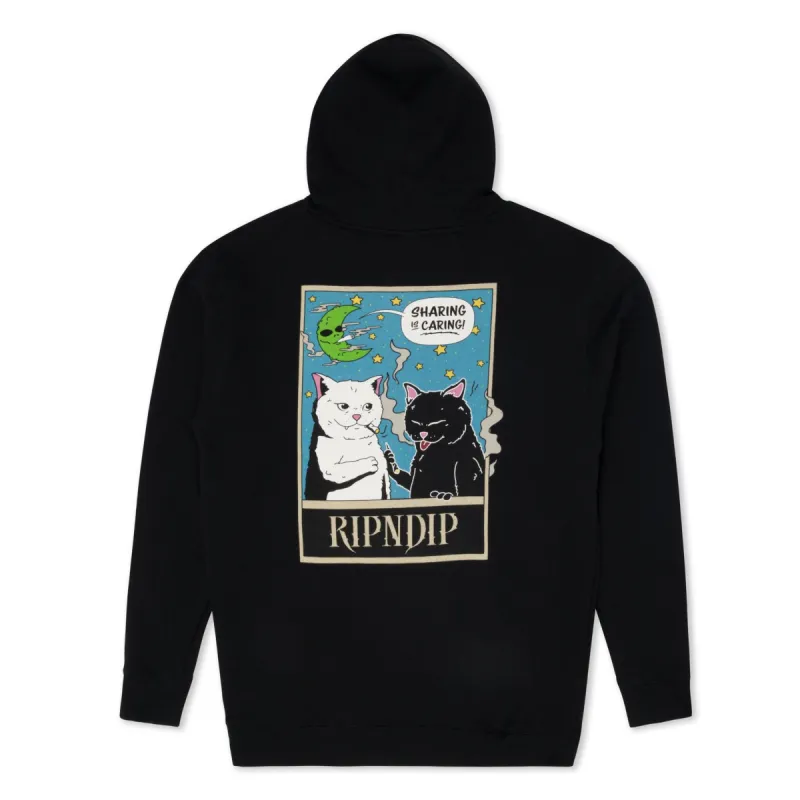 Friends Share Hoodie (Black) sold by Ripndip