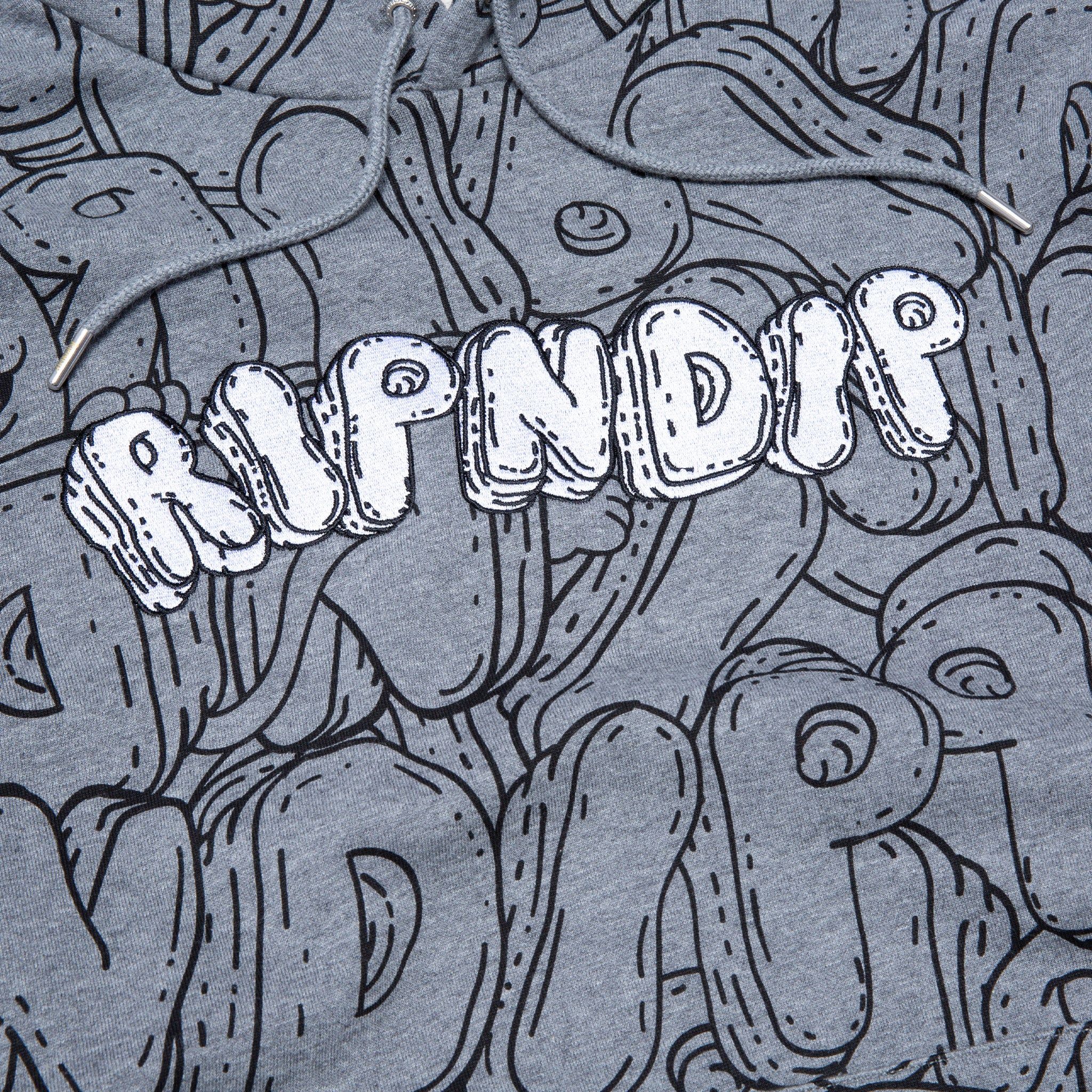 Bubble Bobble Hoodie (Charcoal Heather) sold by Ripndip product image thumbnail 4