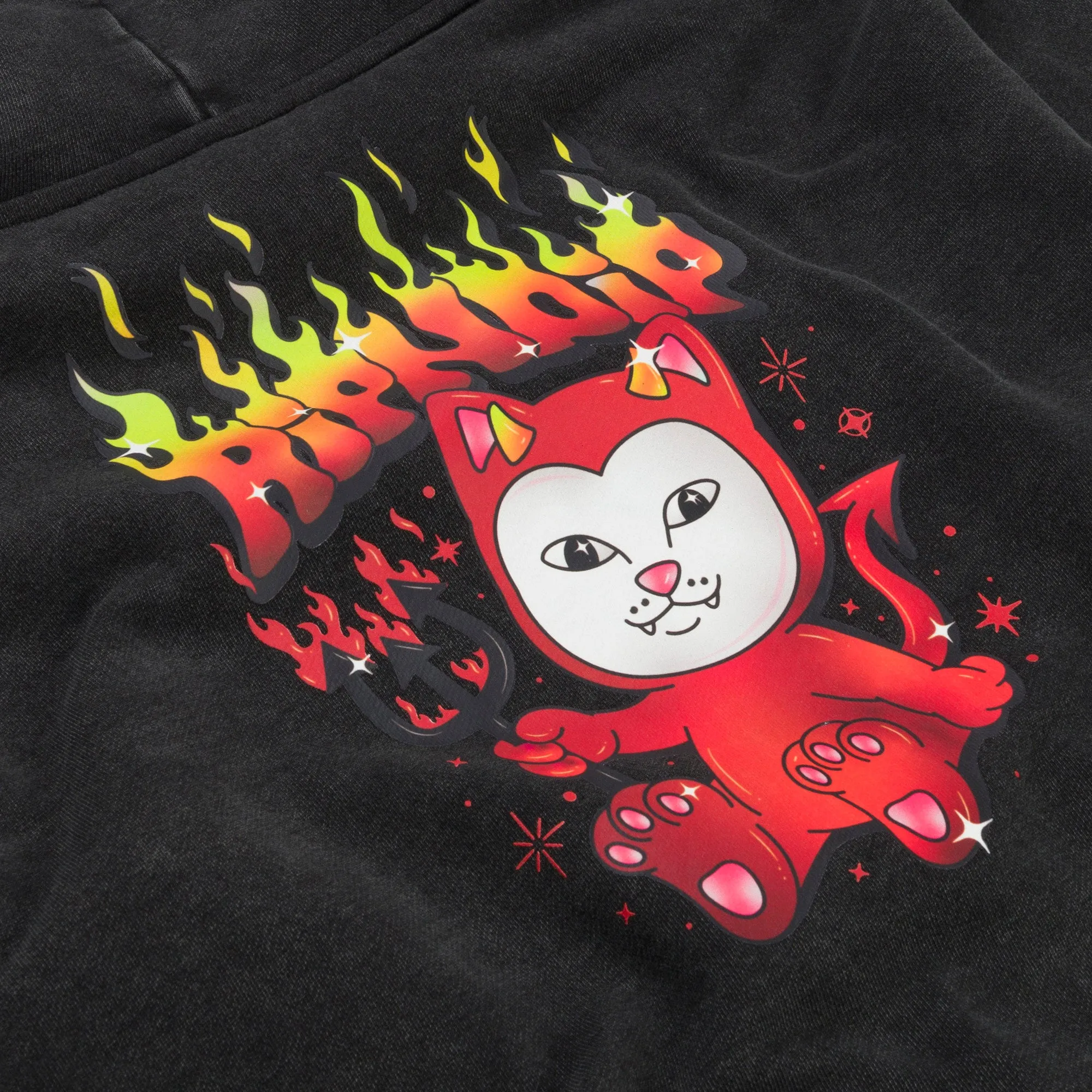 Scary Cute Cropped Hoodie (Black Wash) sold by Ripndip product image thumbnail 5