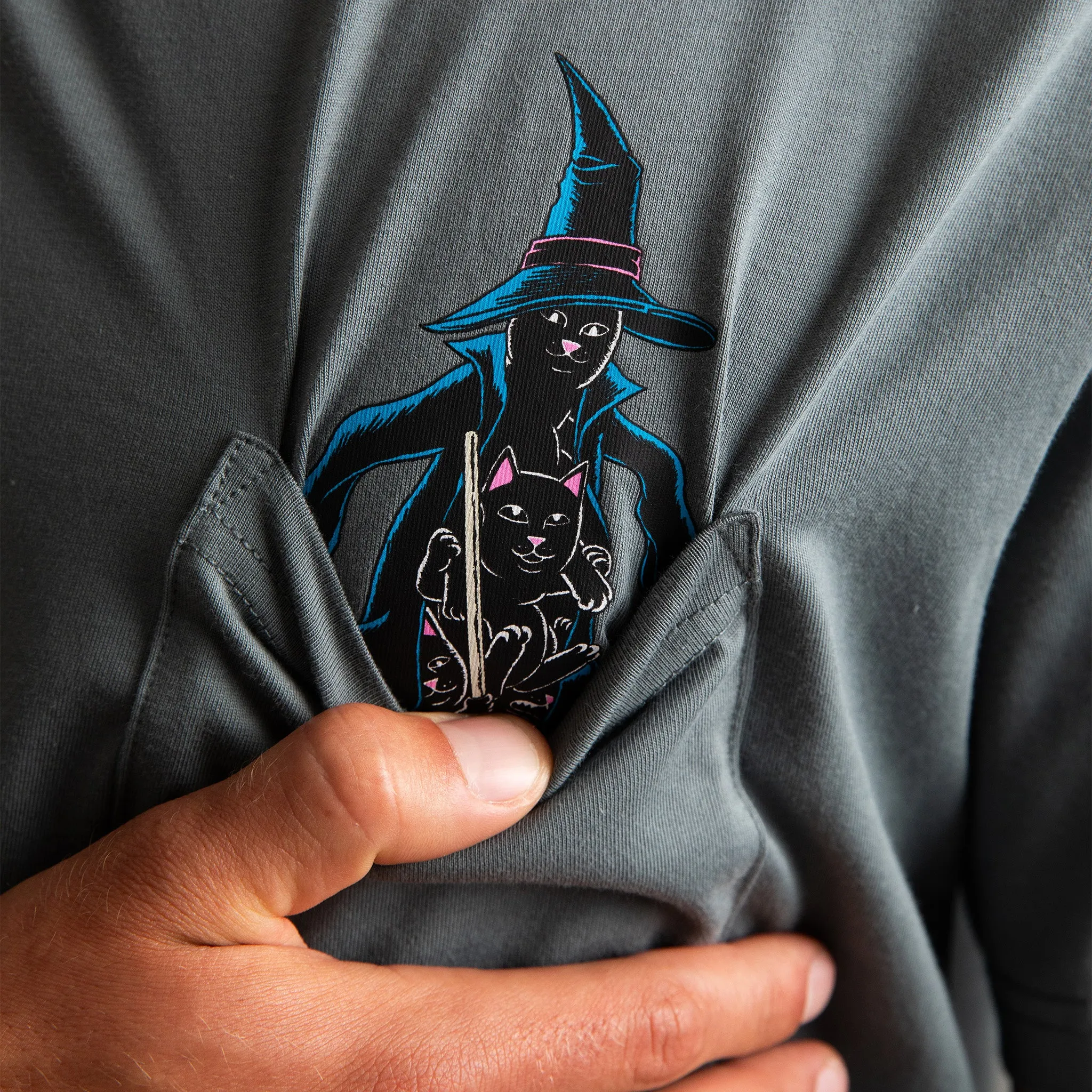 Jermie Witch Pocket Tee (Charcoal) sold by Ripndip product image thumbnail 2