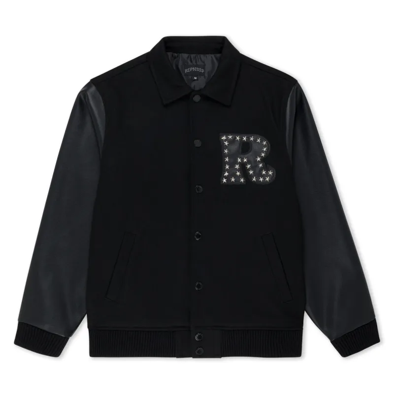 Rari Varsity Jacket (Black) made by Ripndip