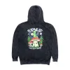 We Out Here Smoking Hoodie (Black Mineral Wash) sold by Ripndip