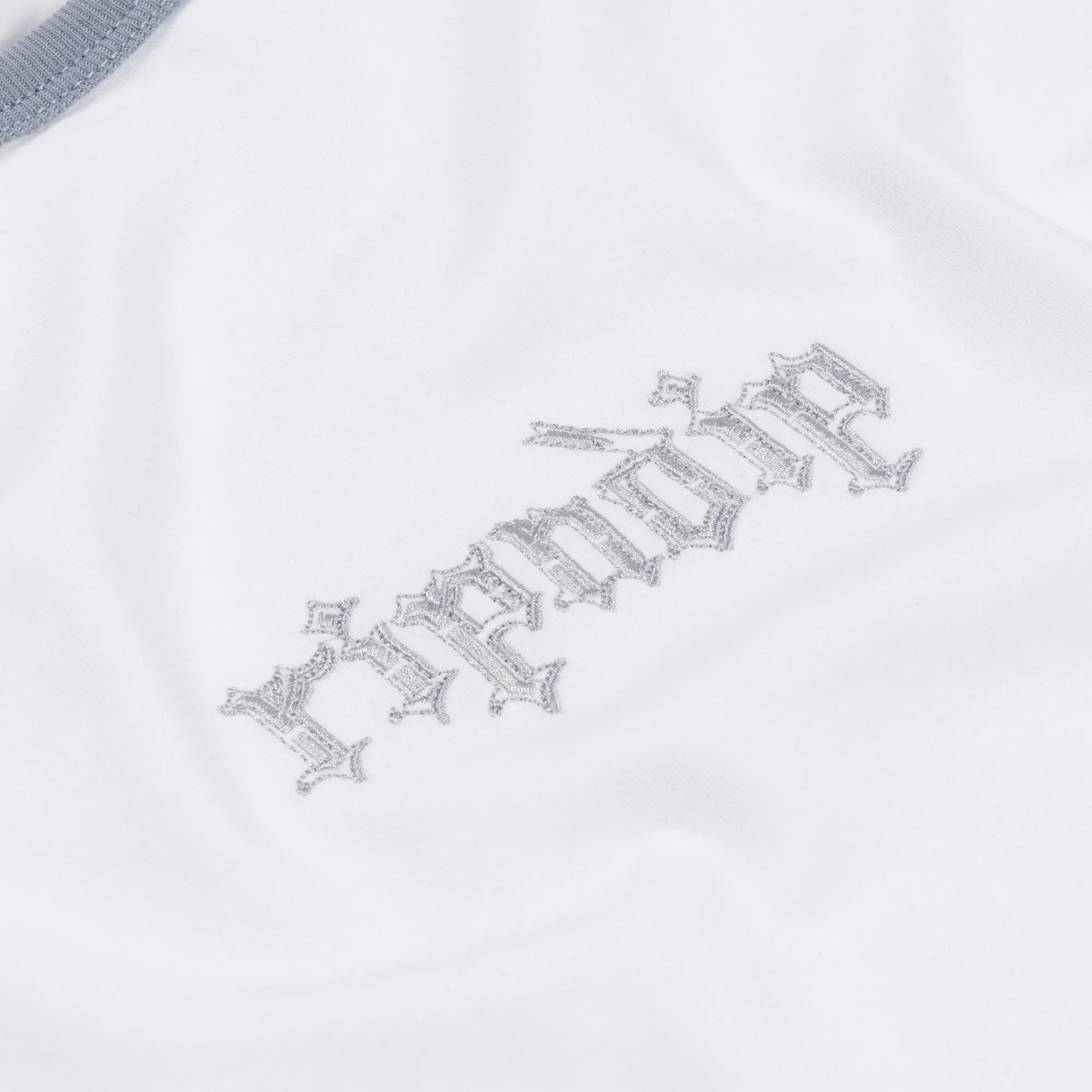 Los Feliz Cropped Ringer Tee (White/Grey) sold by Ripndip product image thumbnail 3