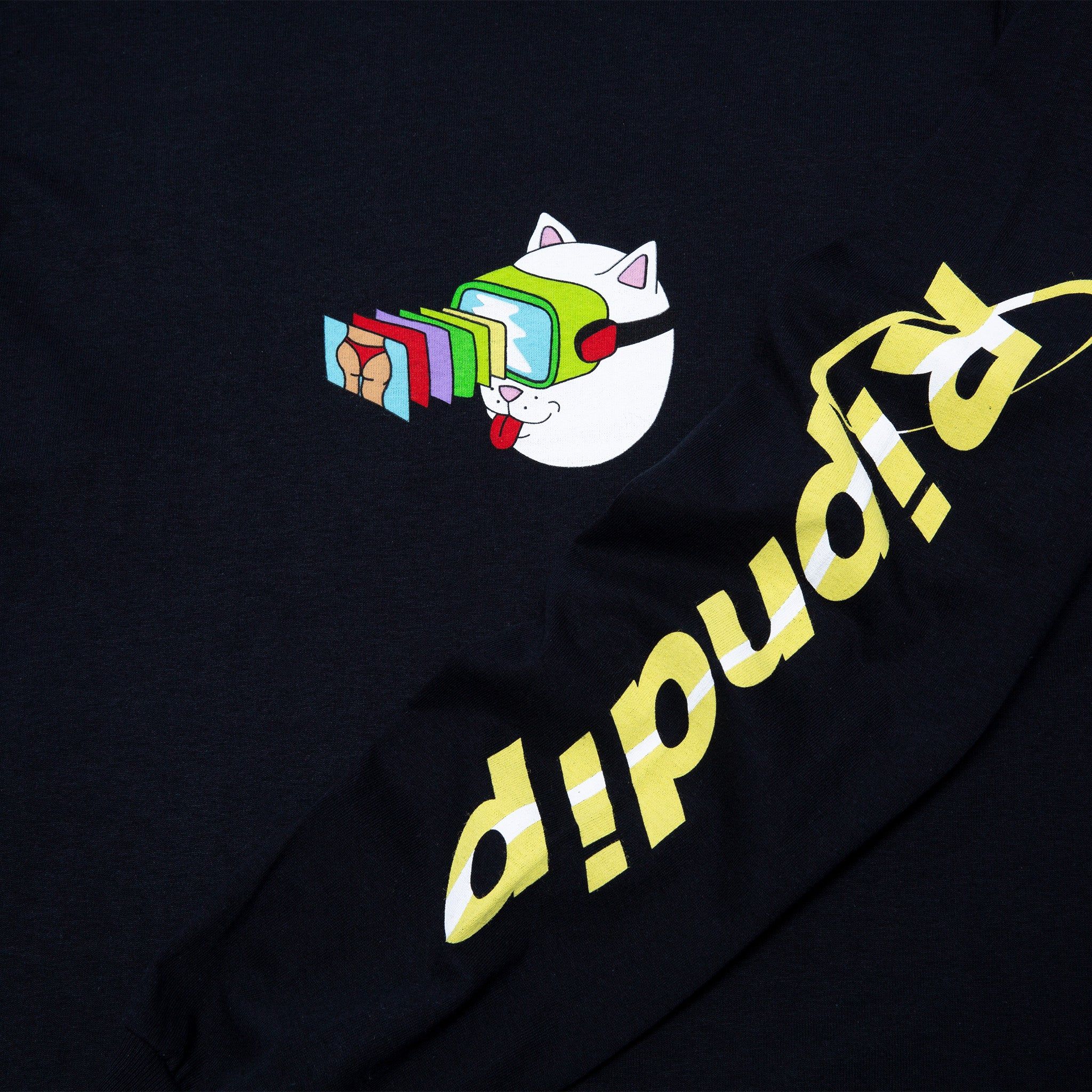 Virtual Nermality Long Sleeve (Black) sold by Ripndip product image thumbnail 4