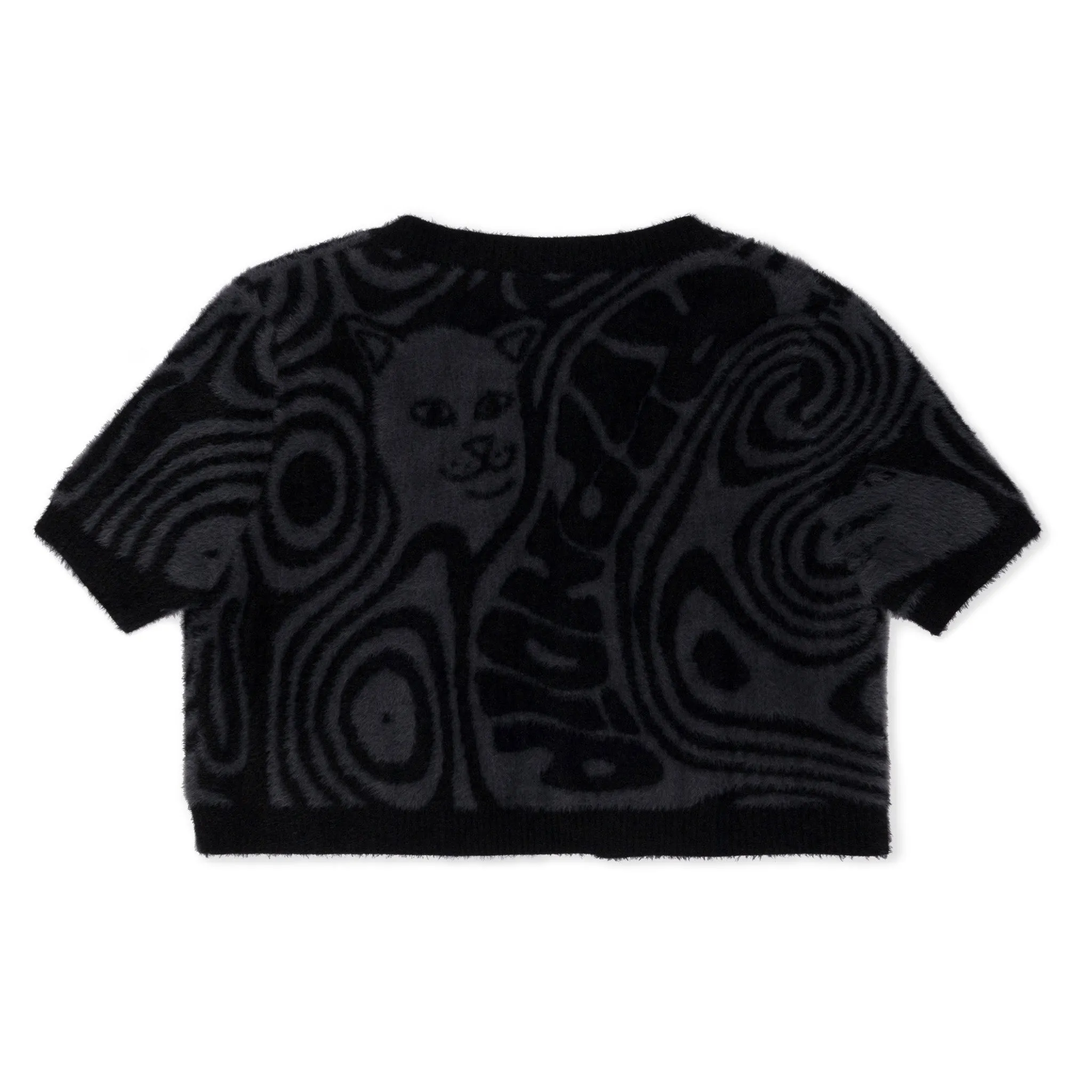 Hypnotic Open Front Crop Top (Black) sold by Ripndip product image thumbnail 5