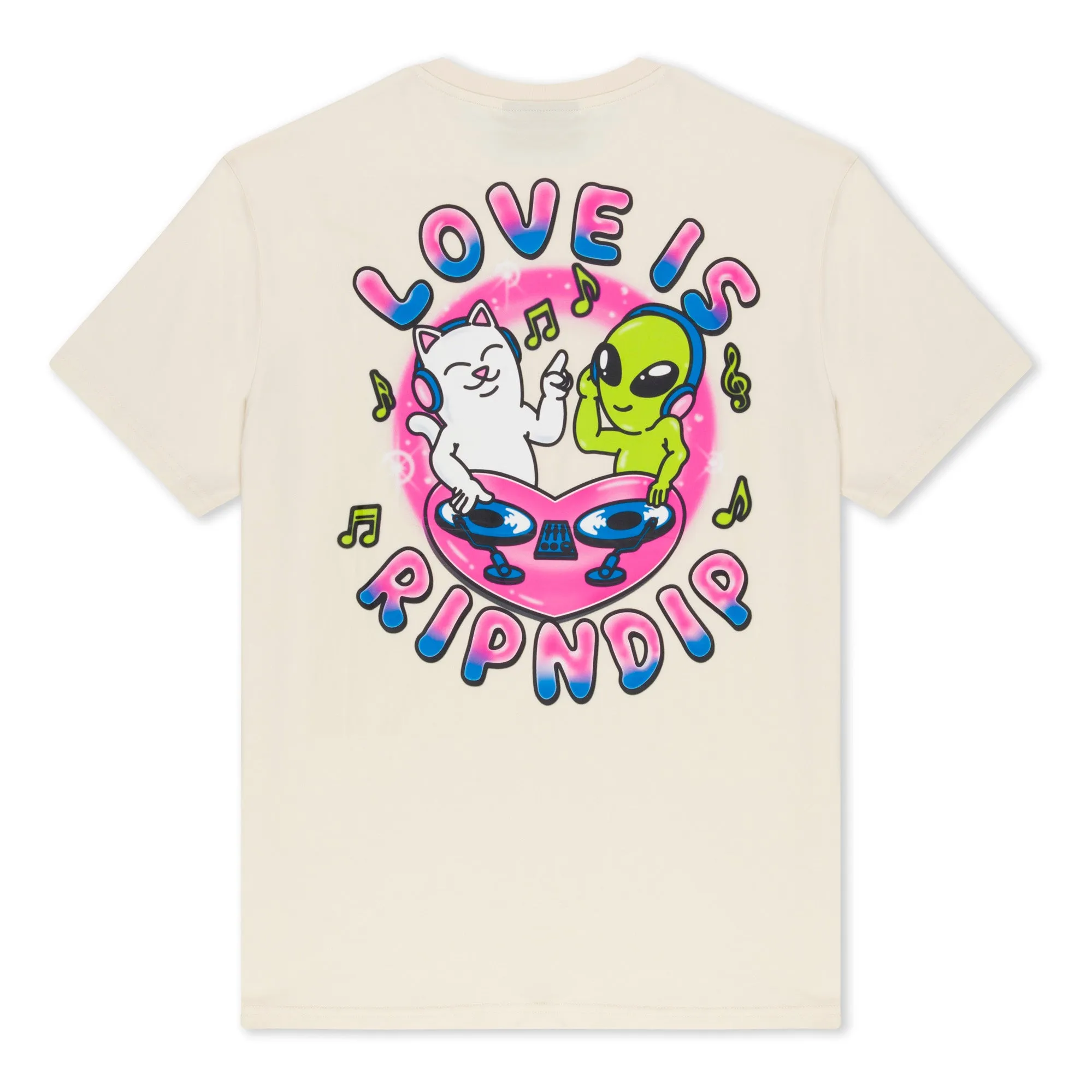 Love Is Ripndip Tee (Natural) sold by Ripndip product image thumbnail 3