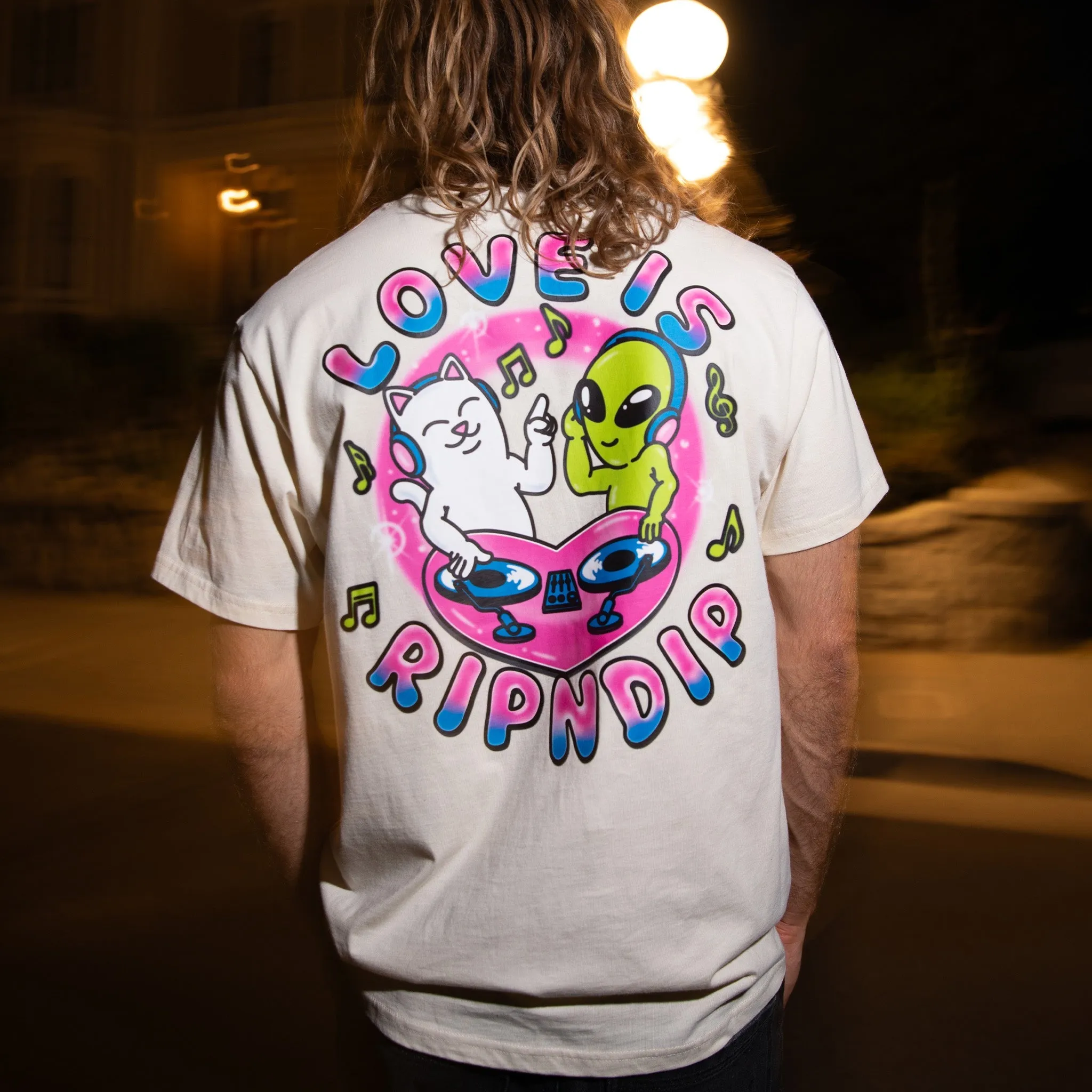 Love Is Ripndip Tee (Natural) sold by Ripndip product image thumbnail 2