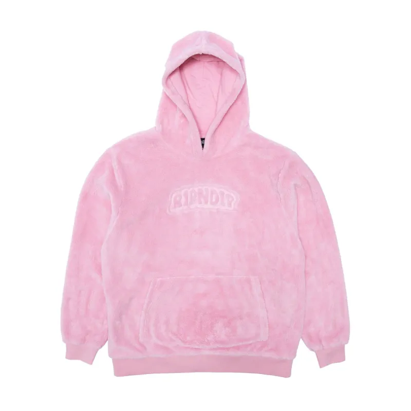Bubble Sherpa Hoodie (Pink) sold by Ripndip