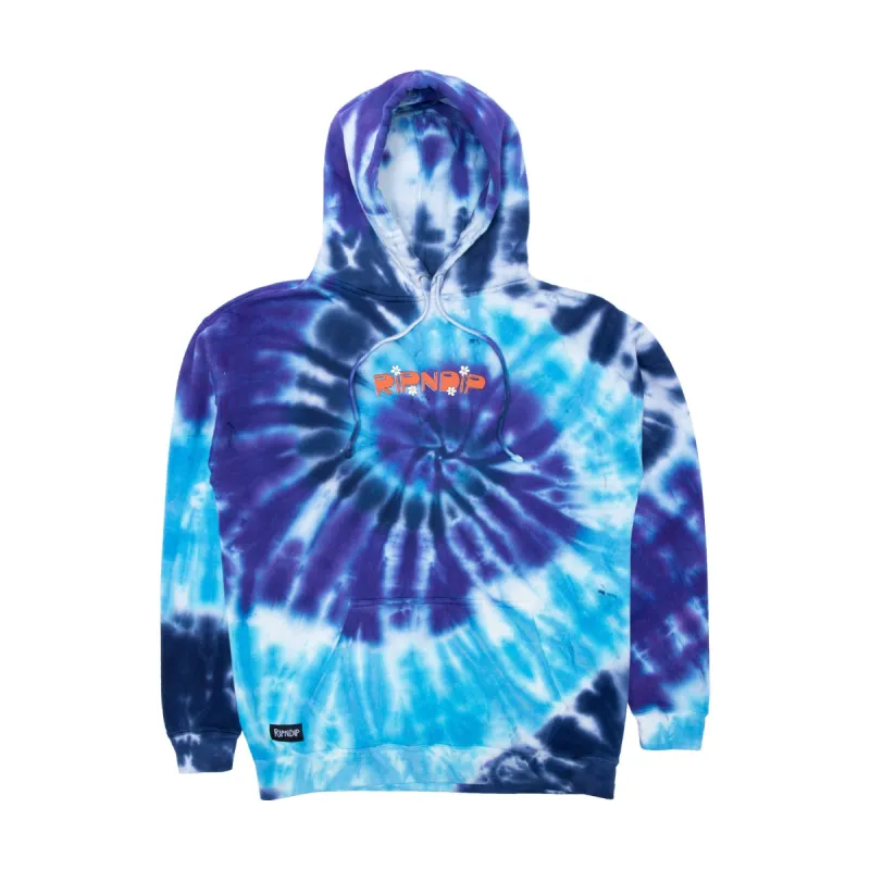 Stellar Hoodie (Purple/Blue Spiral Dye) sold by Ripndip