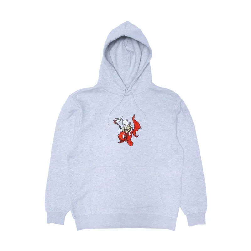 Master Nermal San Hoodie (Ash Heather) sold by Ripndip