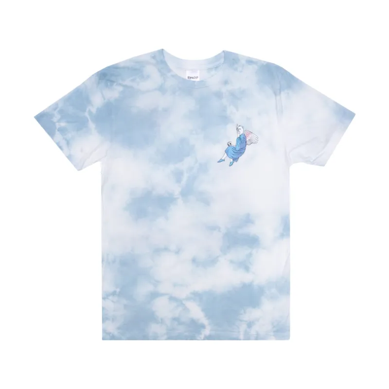 Heaven And Hell Tee (Blue Cloud Wash) sold by Ripndip
