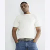 Ecru Slim Fit Short Sleeve T-Shirt sold by River Island