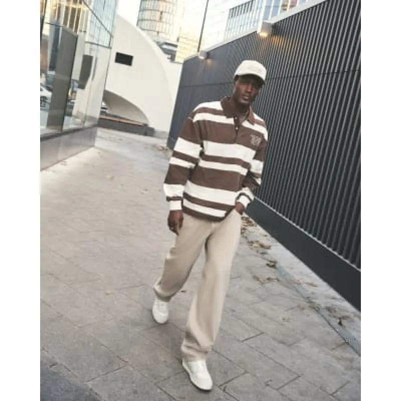 Stone Denim Loose Fit Jeans sold by River Island