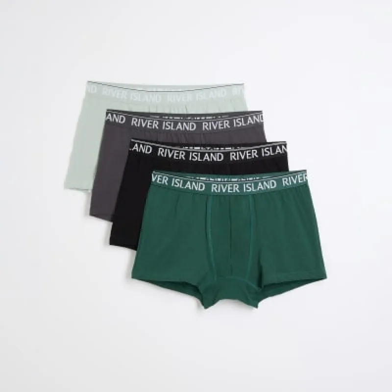 4PK Green Tipped Trunks sold by River Island
