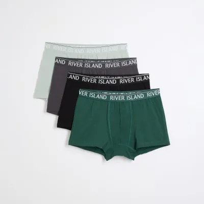 4PK Green Tipped Trunks sold by River Island