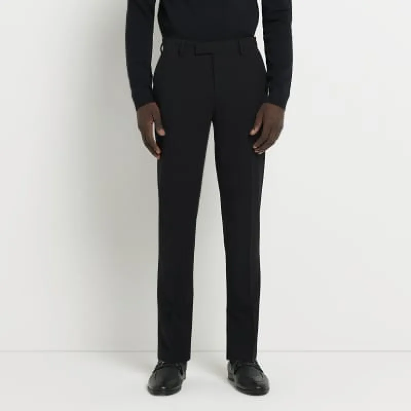 Black Super Skinny fit suit trousers sold by River Island