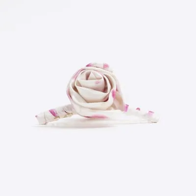 Pink Flower Hair Clip sold by River Island