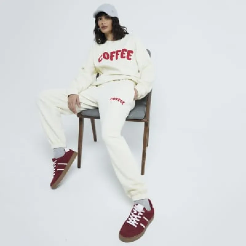 Yellow Coffee Joggers made by River Island