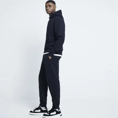 Black Regular fit Essential Joggers sold by River Island