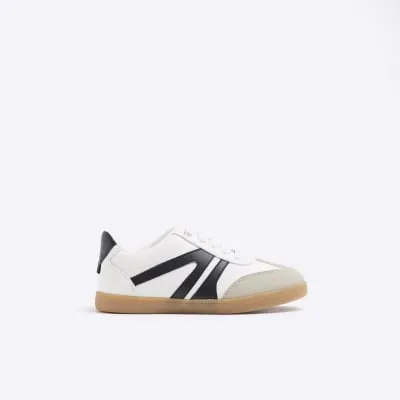 Unisex White Monogram Shoes sold by River Island