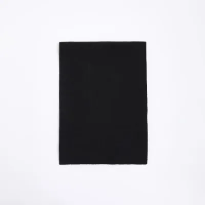 Black knitted scarf sold by River Island
