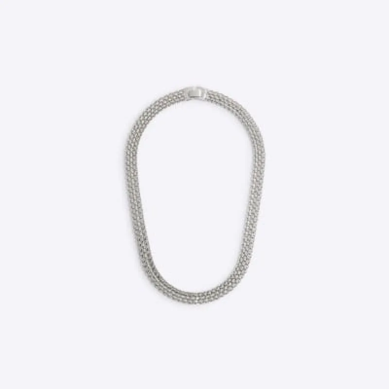 Silver Chain Necklace sold by River Island