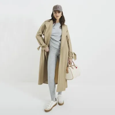 Grey Knit Joggers sold by River Island