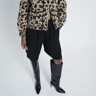 Black Tailored Shorts sold by River Island